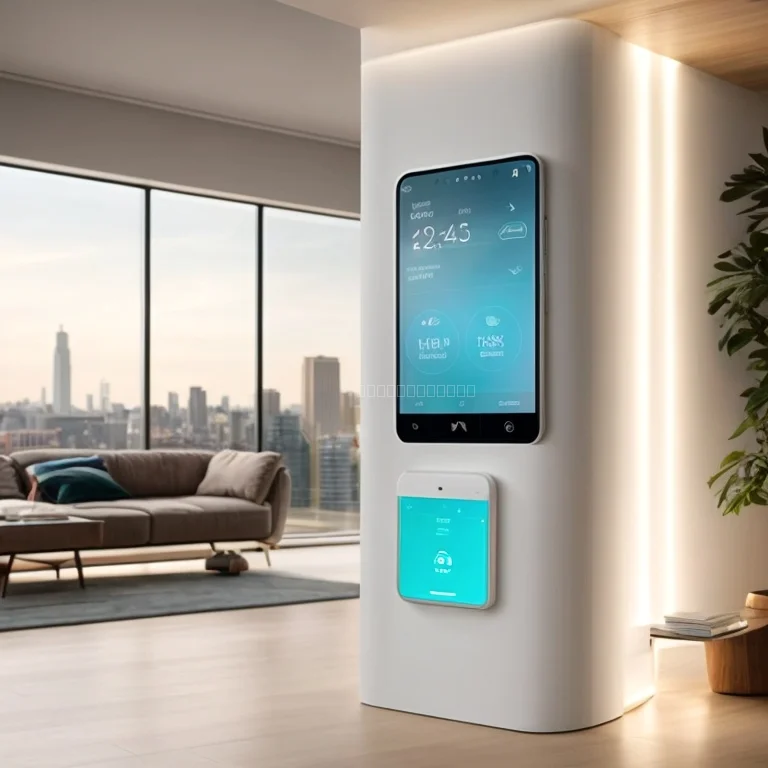 AI-Thermostat an der Wand